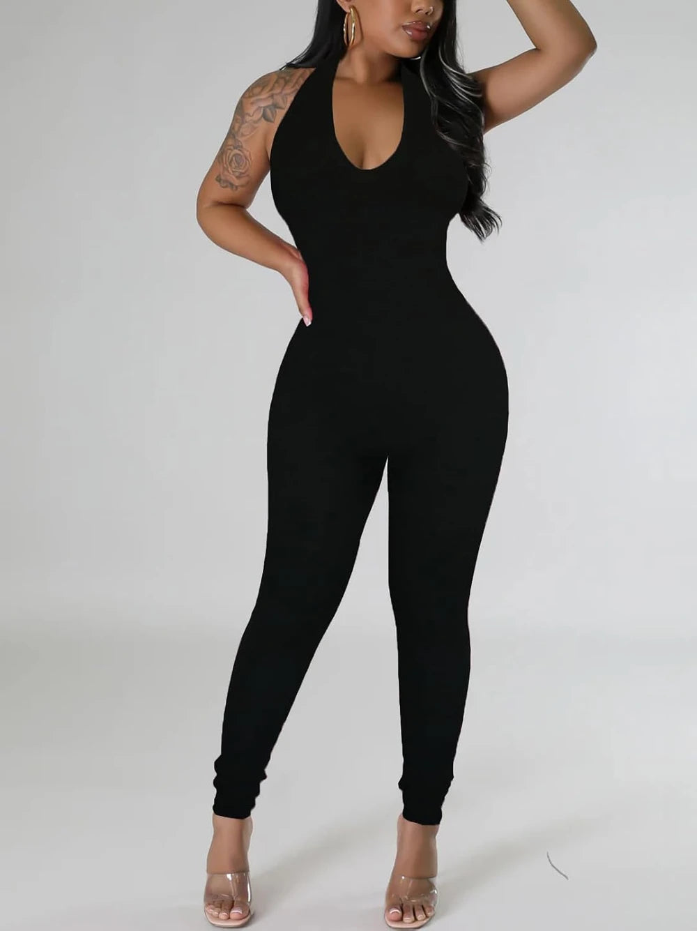 Halter Backless Jumpsuit